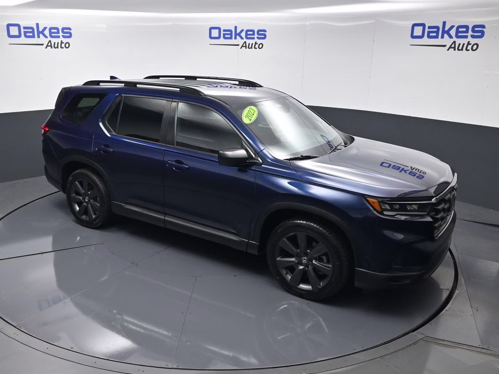 2023 Obsidian Blue Pearl Honda Pilot Sport AWD SUV