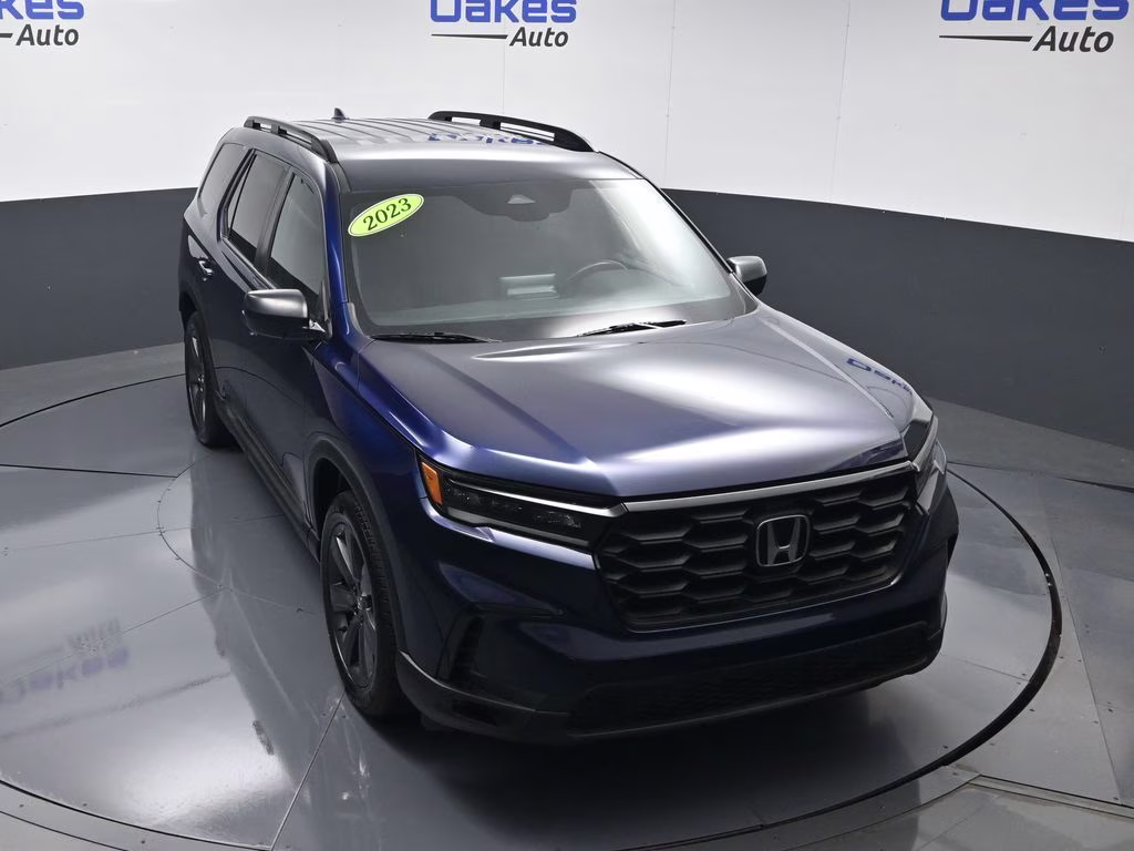 2023 Obsidian Blue Pearl Honda Pilot Sport AWD SUV