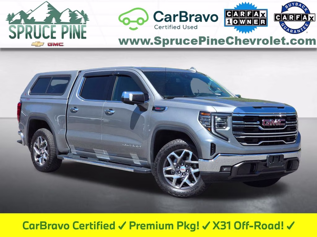 2023 Sterling Metallic GMC Sierra 1500 SLT 4X4 Truck