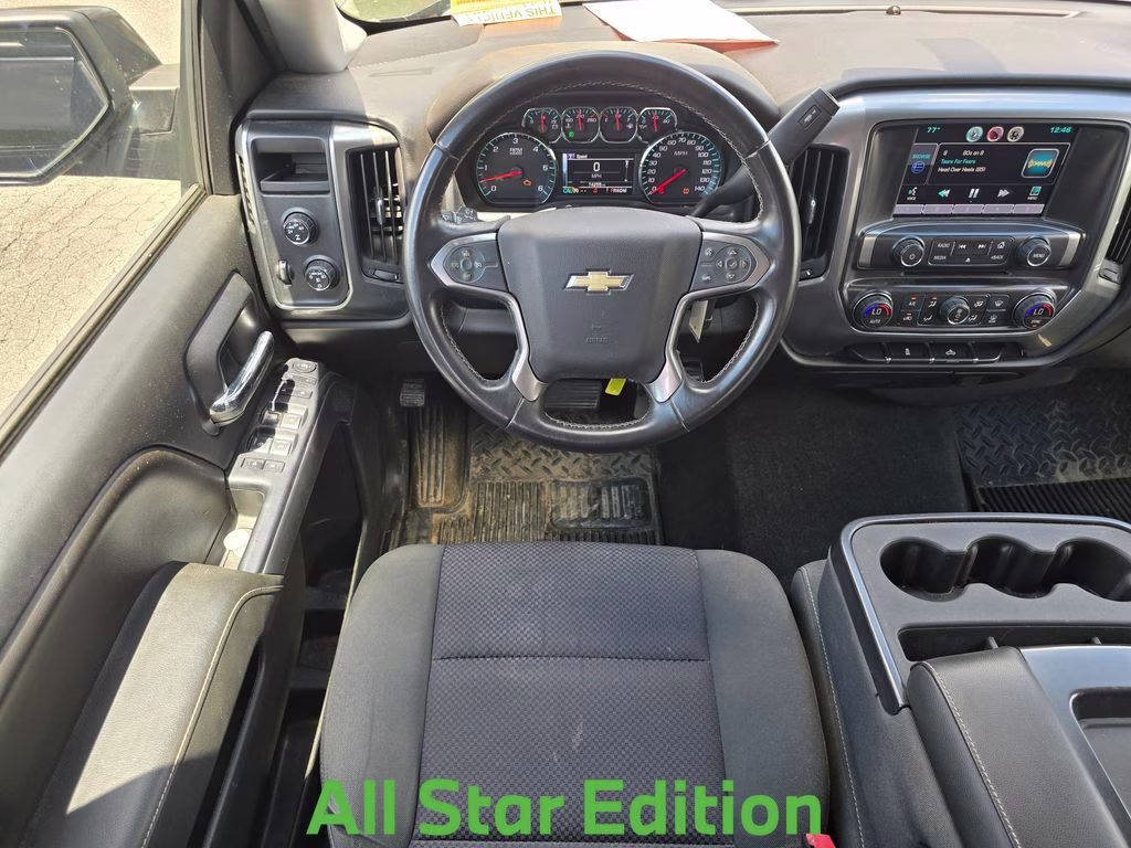 2015 Black Chevrolet Silverado 1500 LT 4X4 Truck