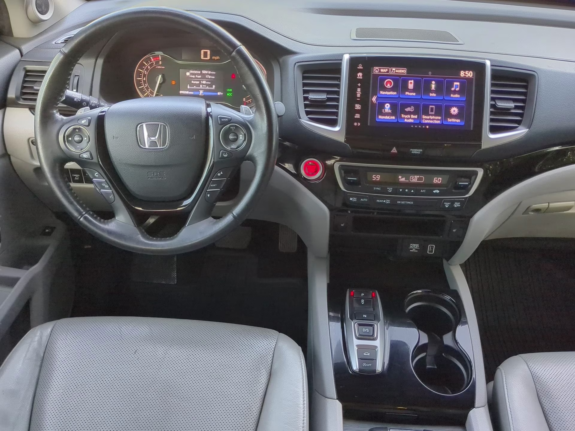 2020 Lunar Silver Metallic Honda Ridgeline RTL-E Crew Cab Pickup AWD Truck