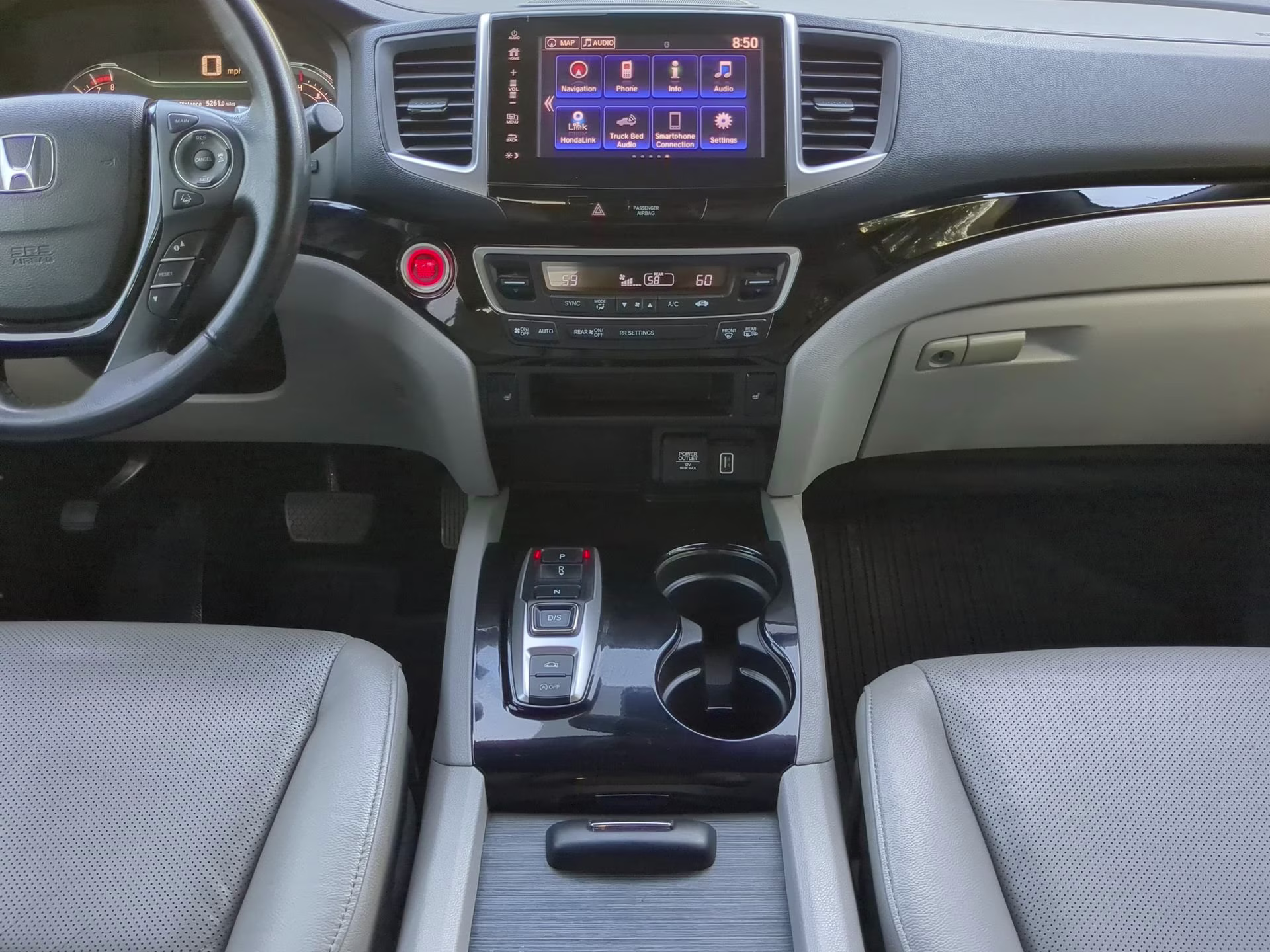 2020 Lunar Silver Metallic Honda Ridgeline RTL-E Crew Cab Pickup AWD Truck