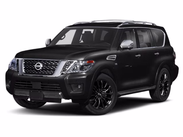 2020 Super Black Nissan Armada Platinum RWD SUV