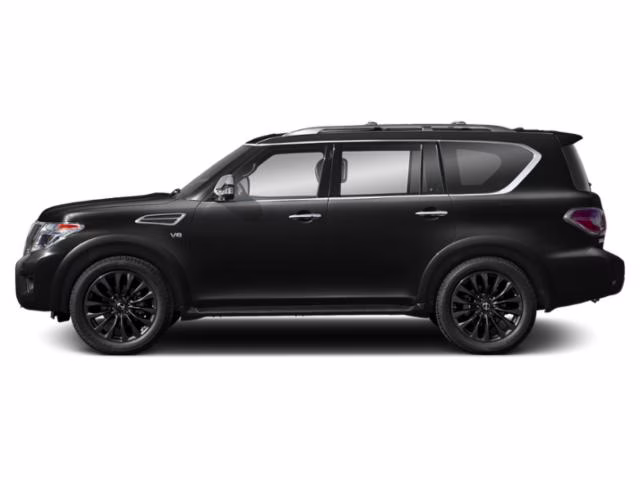 2020 Super Black Nissan Armada Platinum RWD SUV