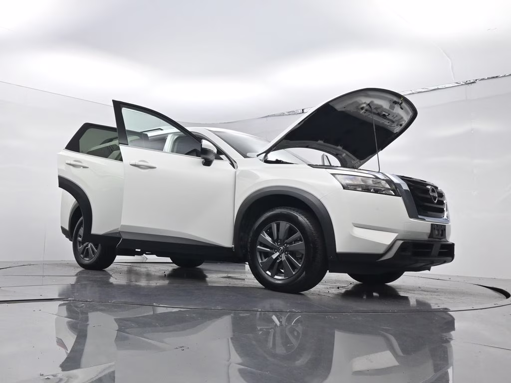 2023 Glacier White Nissan Pathfinder SV FWD SUV