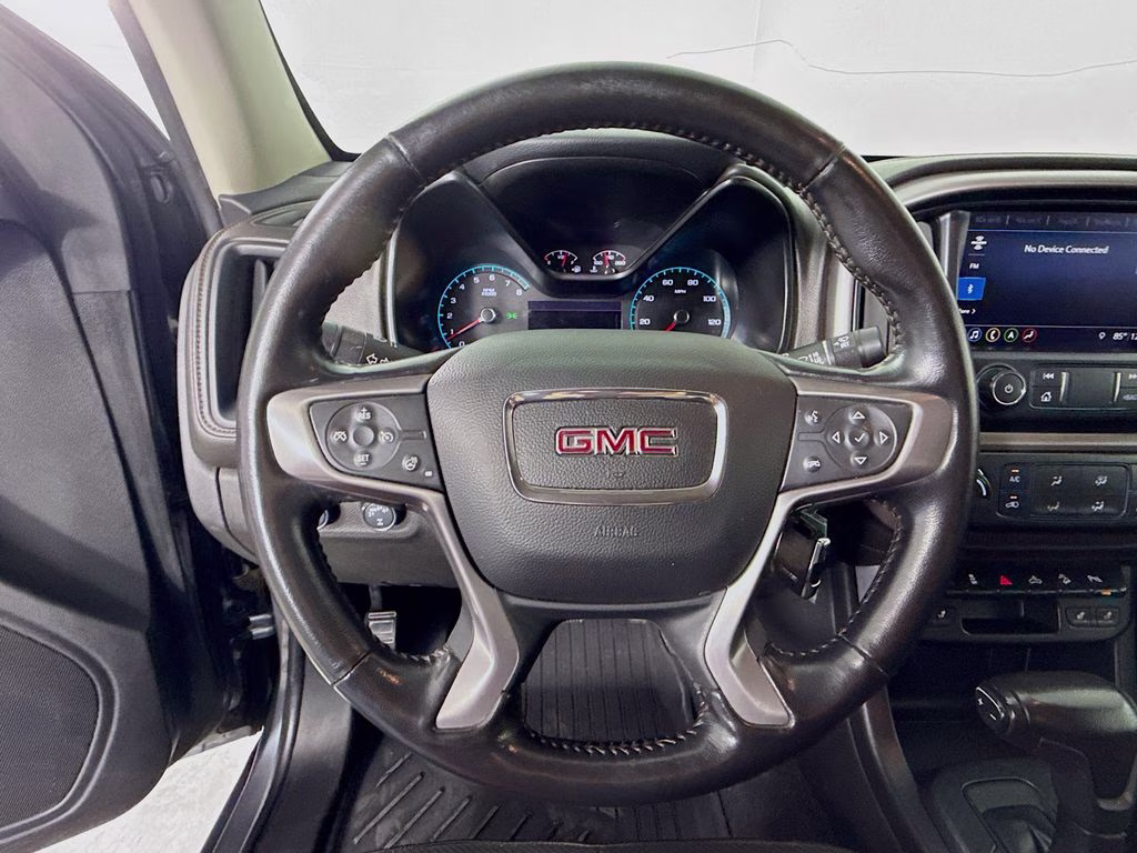 2021 Satin Steel Metallic GMC Canyon AT4 w/Leather 4X4 Truck