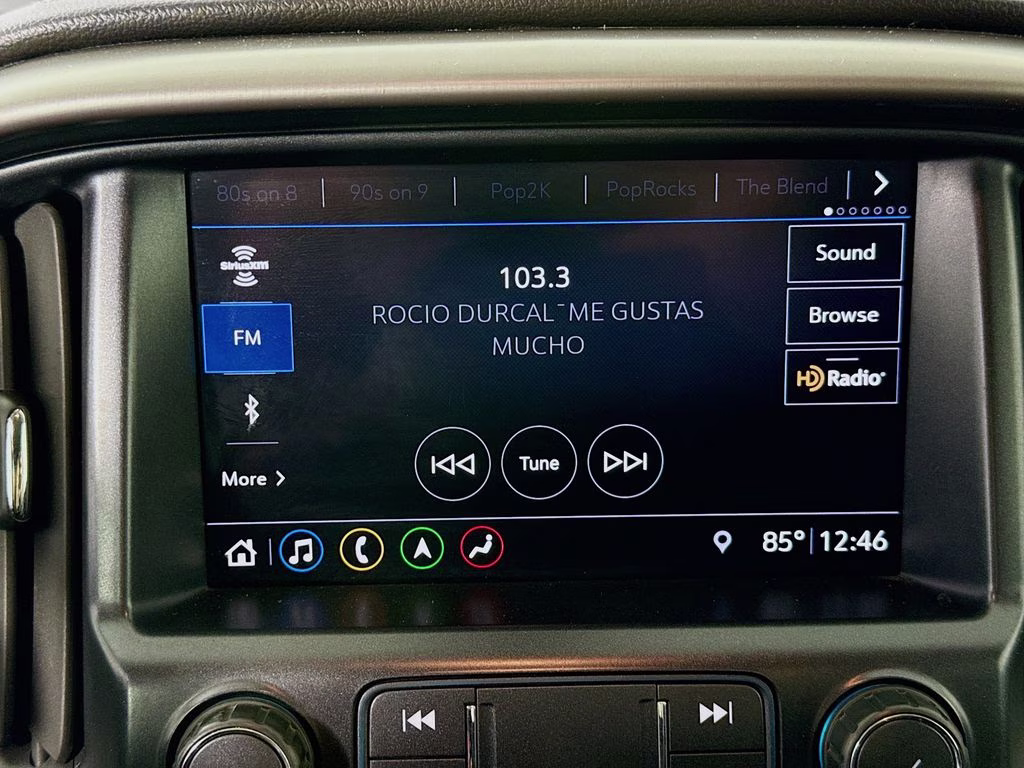 2021 Satin Steel Metallic GMC Canyon AT4 w/Leather 4X4 Truck