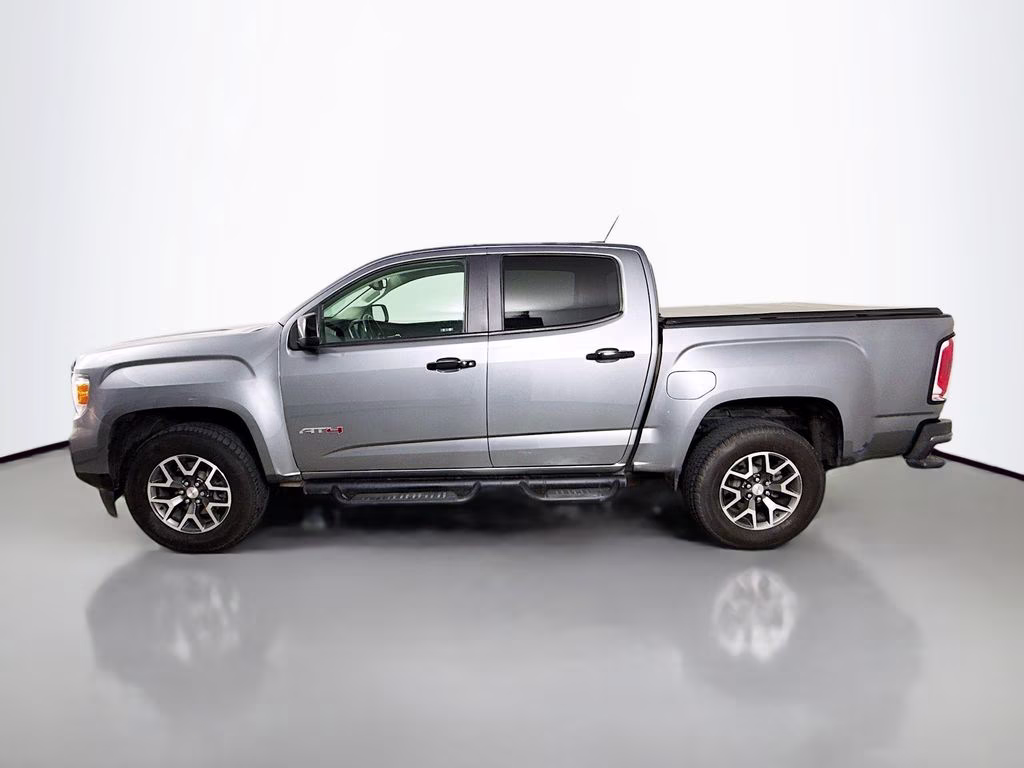 2021 Satin Steel Metallic GMC Canyon AT4 w/Leather 4X4 Truck