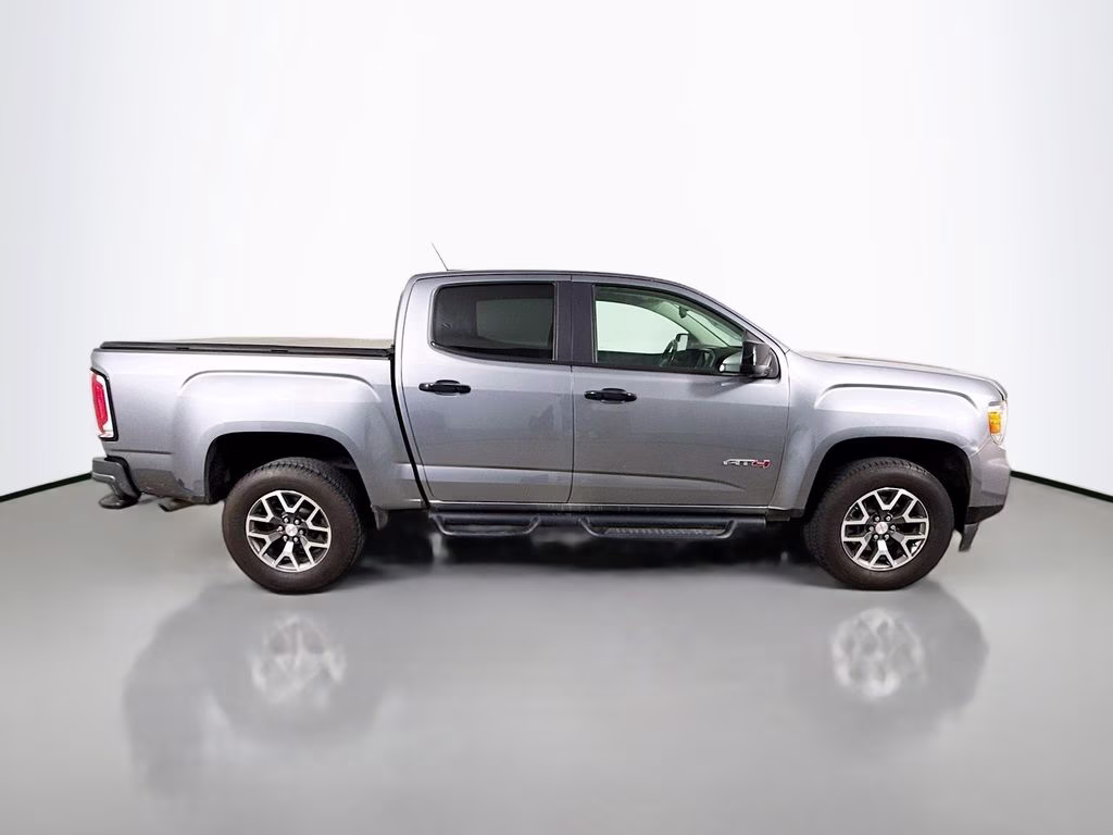 2021 Satin Steel Metallic GMC Canyon AT4 w/Leather 4X4 Truck