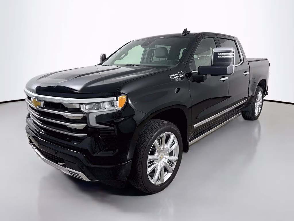2025 Black Chevrolet Silverado 1500 High Country 4X4 Truck