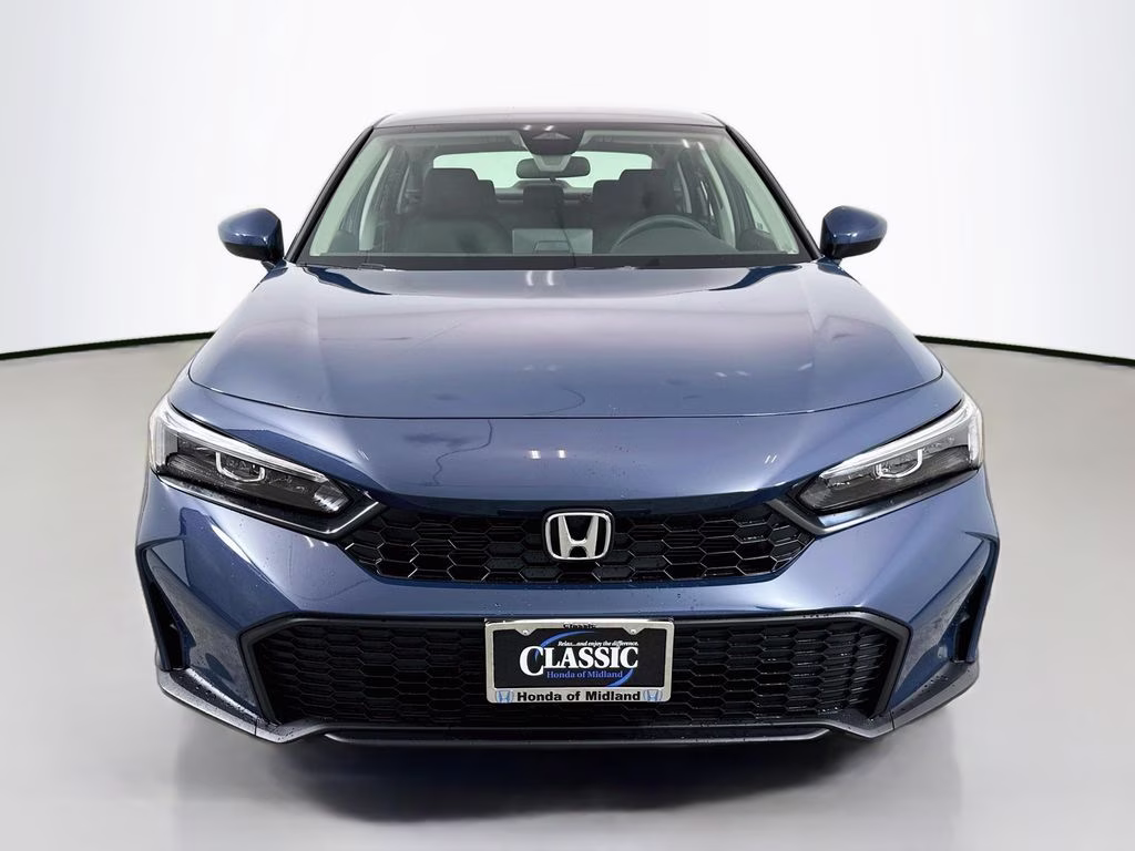 2026 Blue Lagoon Pearl Honda Civic LX FWD Sedan