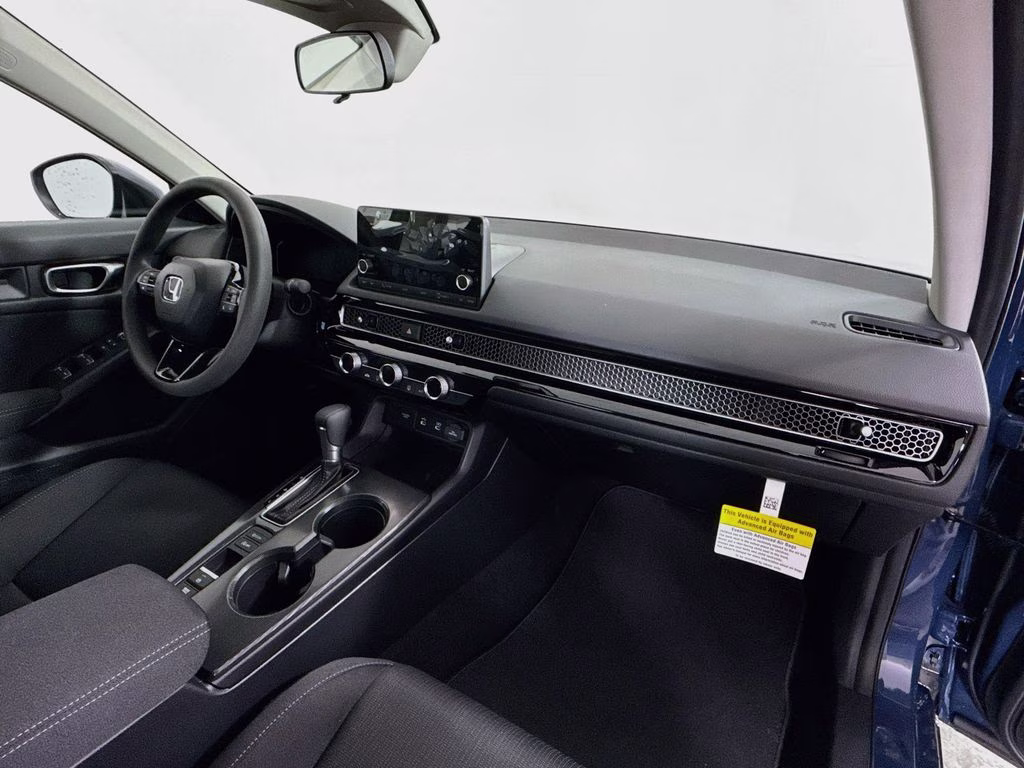 2026 Blue Lagoon Pearl Honda Civic LX FWD Sedan