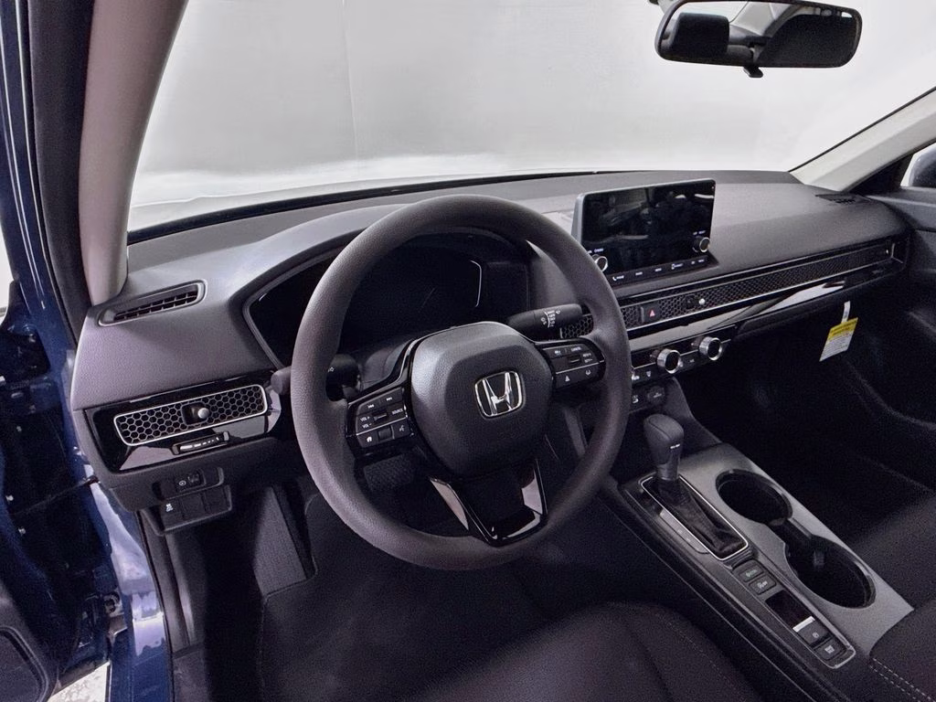 2026 Blue Lagoon Pearl Honda Civic LX FWD Sedan