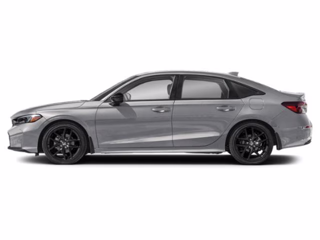 2026 Solar Silver Metallic Honda Civic Sport FWD Sedan