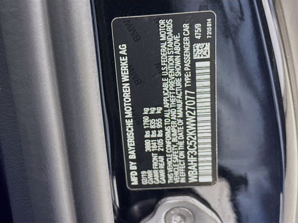 2019 Black Sapphire Metallic BMW Z4 sDrive30i RWD Convertible