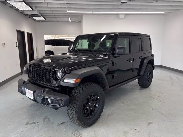 2026 Black Clearcoat Jeep Wrangler Willys 4X4 SUV