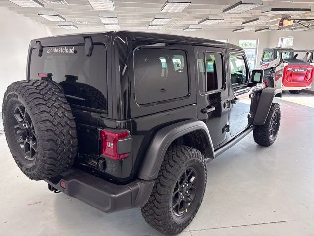 2026 Black Clearcoat Jeep Wrangler Willys 4X4 SUV
