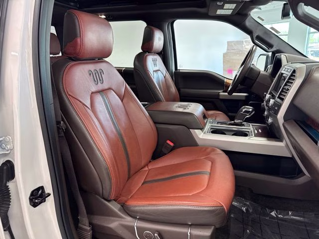 2018 White Platinum Metallic Tri-Coat Ford F-150 King Ranch 4X4 Truck