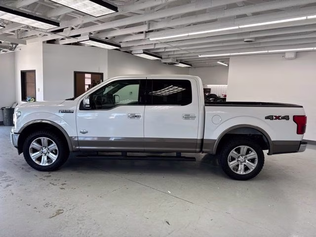 2018 White Platinum Metallic Tri-Coat Ford F-150 King Ranch 4X4 Truck