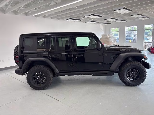 2026 Black Clearcoat Jeep Wrangler Willys 4X4 SUV