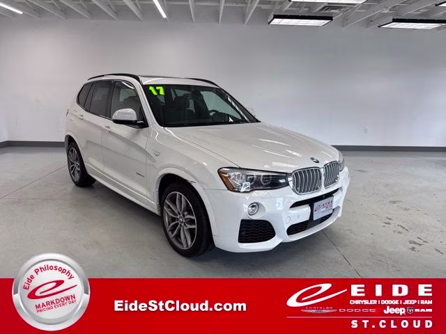 2017 Alpine White BMW X3 xDrive35i AWD SUV