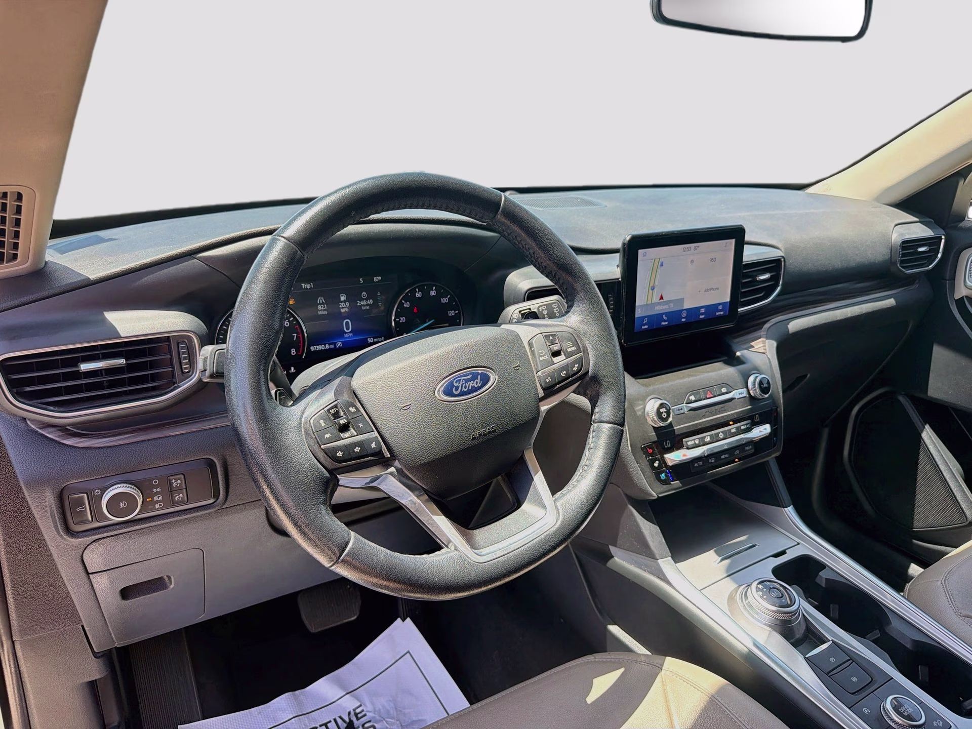 2020 Iconic Silver Metallic Ford Explorer Limited 4X4 SUV