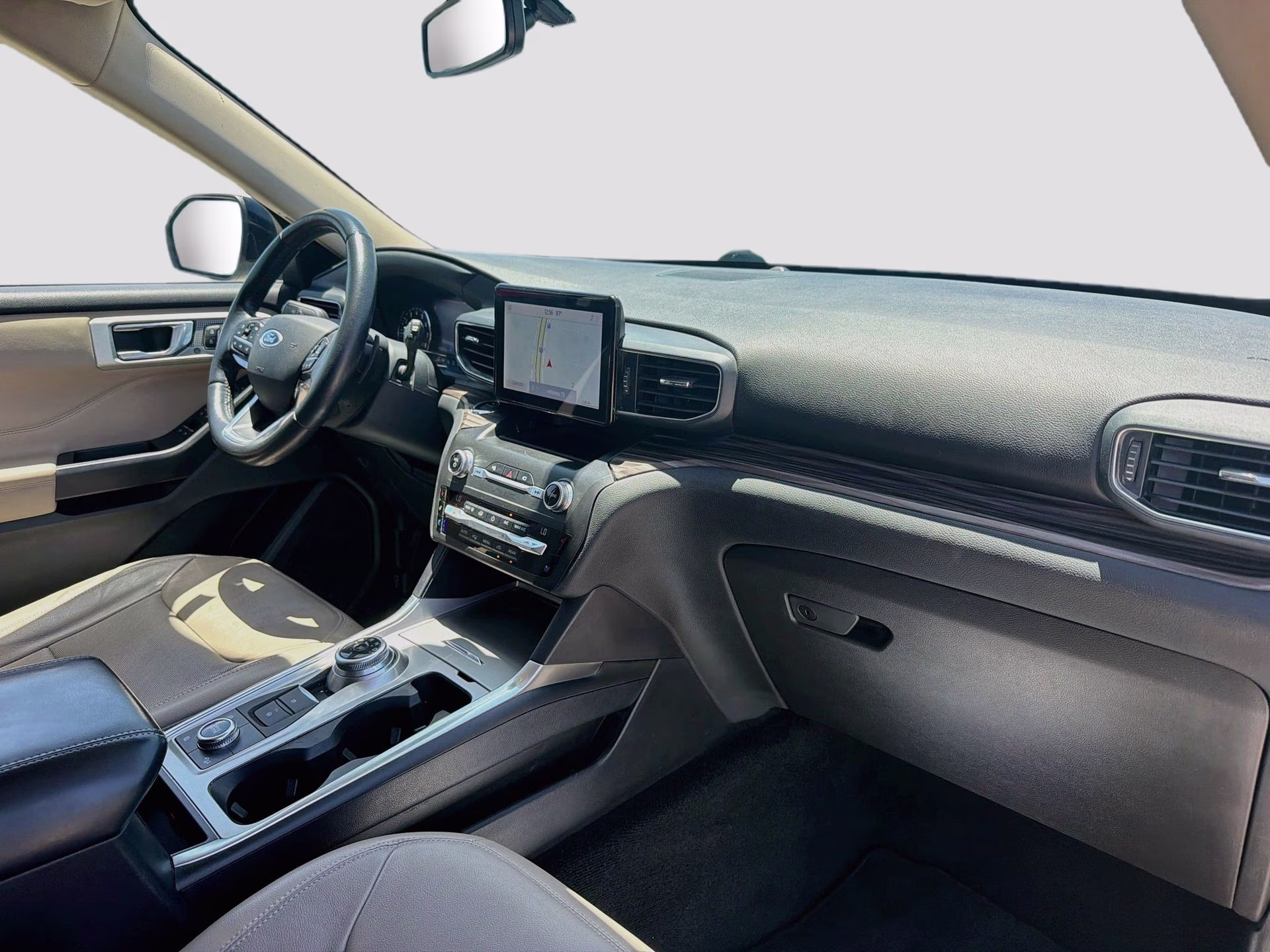 2020 Iconic Silver Metallic Ford Explorer Limited 4X4 SUV