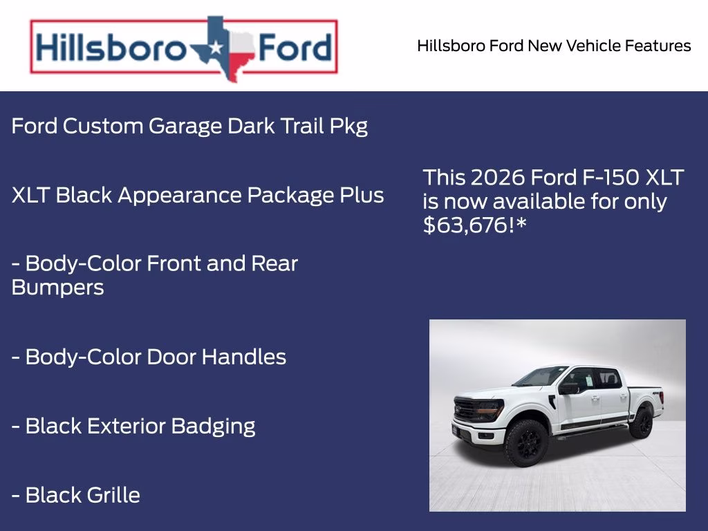 2026 Oxford White Ford F-150 XLT 4X4 Truck