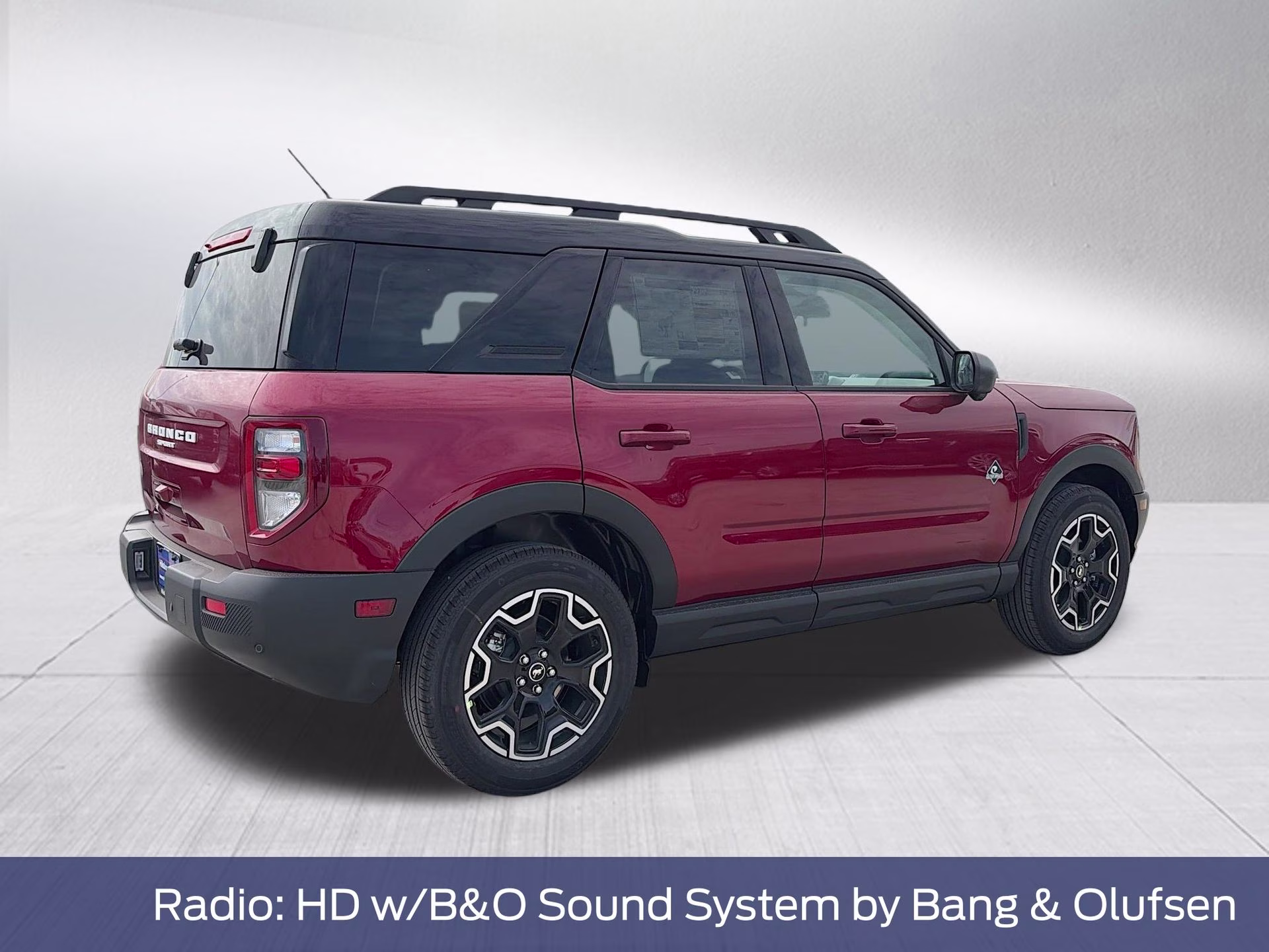 2026 Ruby Red Metallic Tinted Clearcoat Ford Bronco Sport Outer Banks 4X4 SUV