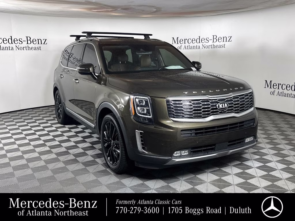 2021 Dark Moss Kia Telluride SX AWD SUV