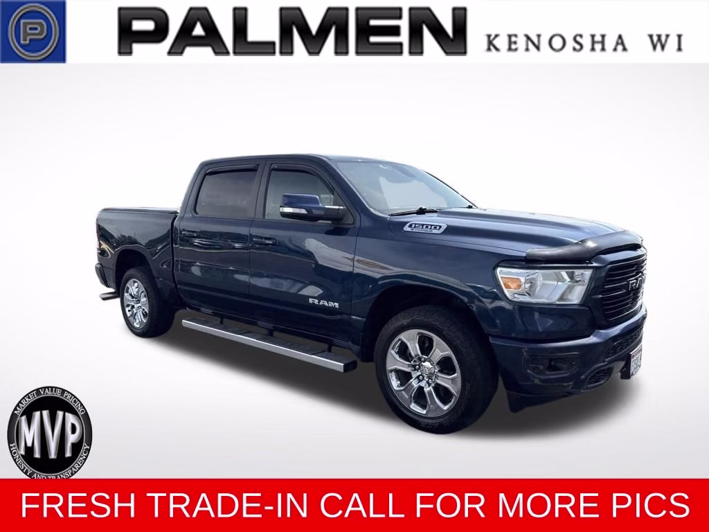 2021 Patriot Blue Pearlcoat Ram 1500 Big Horn/Lone Star 4X4 Truck