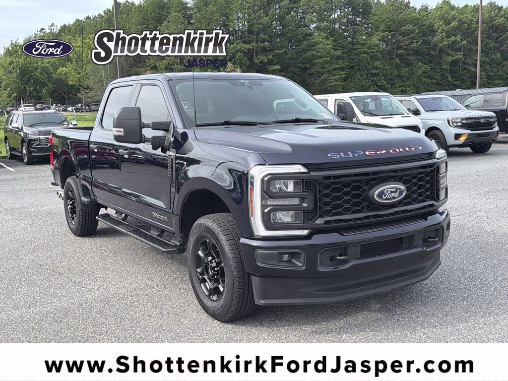 2024 Blue Metallic Ford Super Duty F-250 SRW XL 4X4 Truck