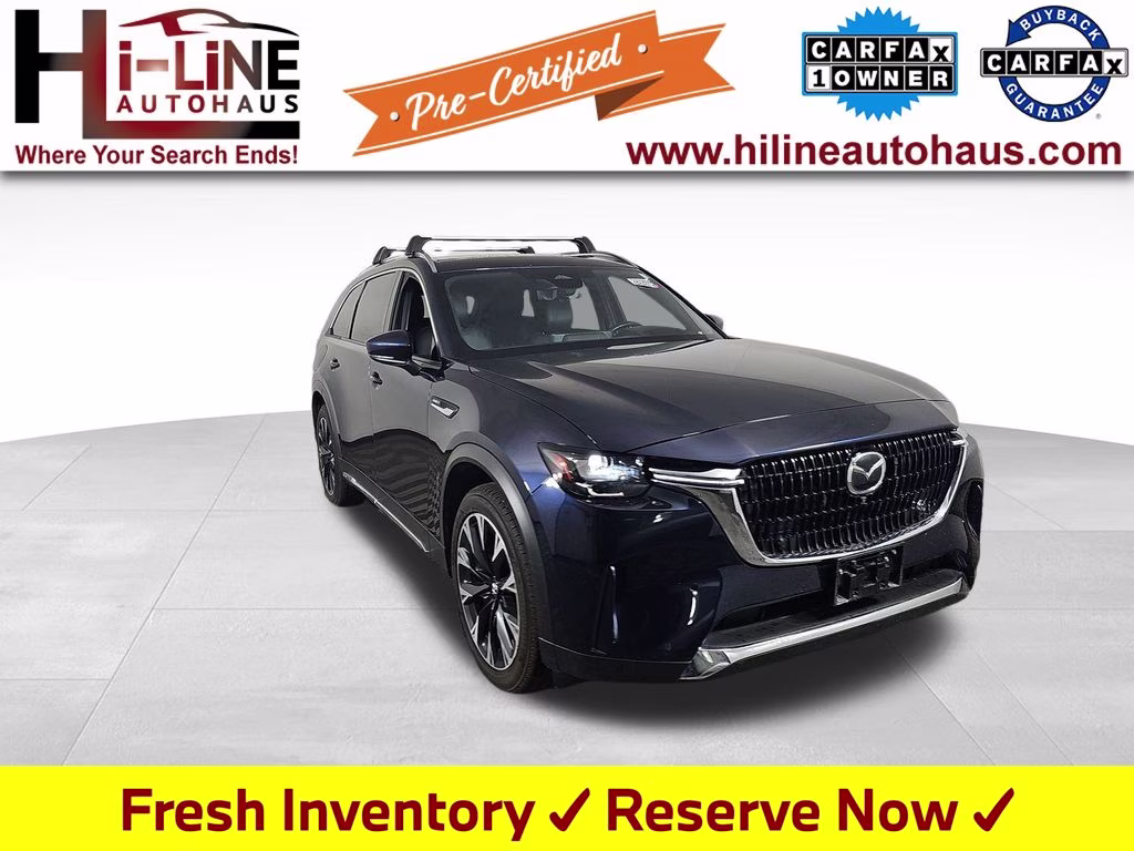 2024 Deep Crystal Blue Mica Mazda CX-90 PHEV Premium Plus AWD SUV