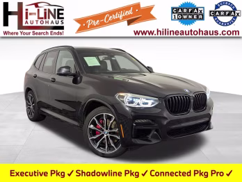 2021 Black Sapphire Metallic BMW X3 M40i AWD SUV