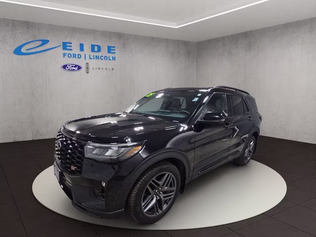2025 Agate Black Metallic Ford Explorer ST 4X4 SUV