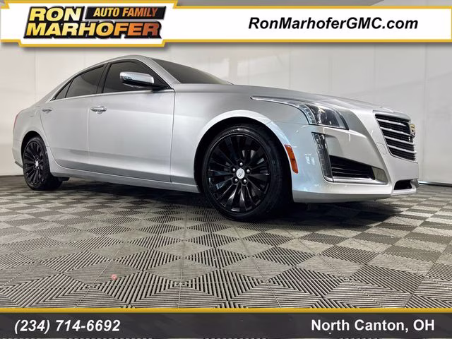 2018 Radiant Silver Metallic Cadillac CTS 2.0L Turbo Luxury RWD Sedan