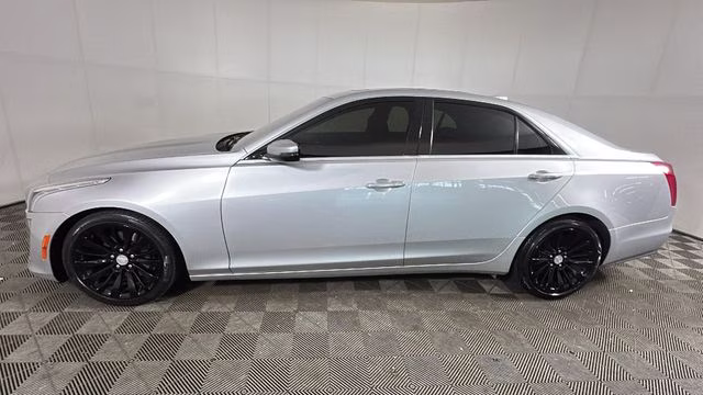 2018 Radiant Silver Metallic Cadillac CTS 2.0L Turbo Luxury RWD Sedan