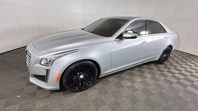 2018 Radiant Silver Metallic Cadillac CTS 2.0L Turbo Luxury RWD Sedan