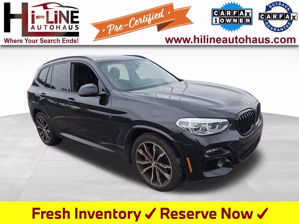 2021 Black Sapphire Metallic BMW X3 M40i AWD SUV