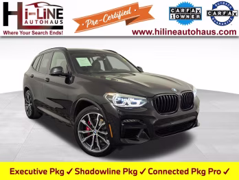 2021 Black Sapphire Metallic BMW X3 M40i AWD SUV