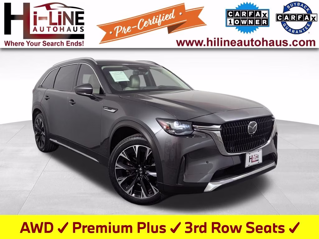 2024 Machine Gray Metallic Mazda CX-90 PHEV Premium Plus AWD SUV