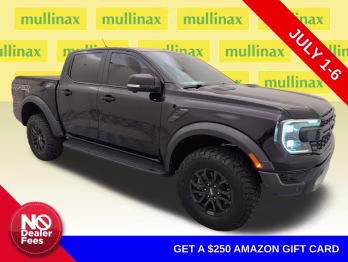 2024 Shadow Black Ford Ranger Raptor 4X4 Truck