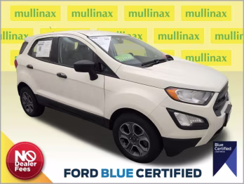2021 Diamond White Ford EcoSport S FWD SUV