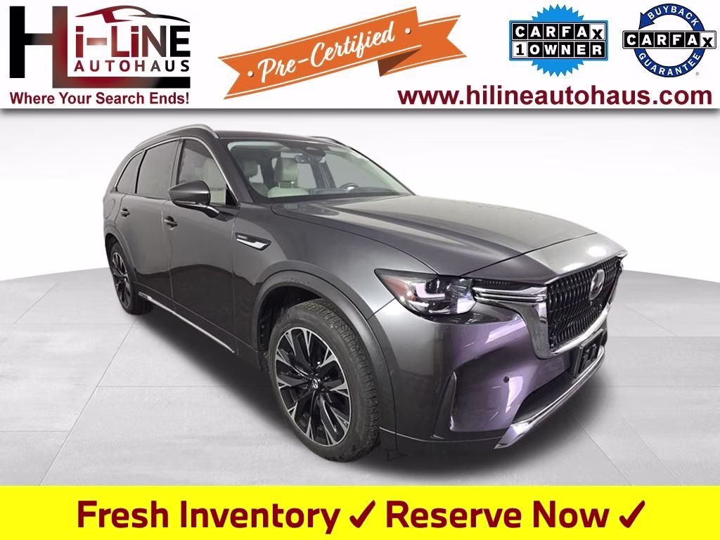 2024 Machine Gray Metallic Mazda CX-90 PHEV Premium Plus AWD SUV