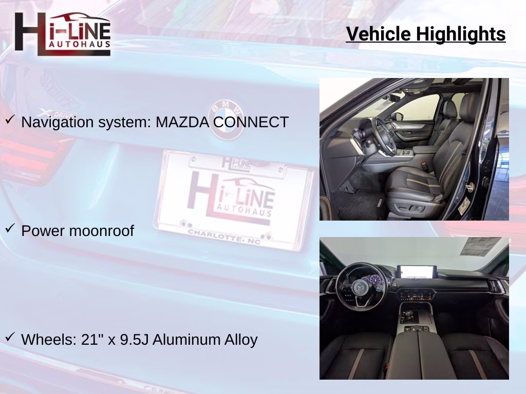 2024 Deep Crystal Blue Mica Mazda CX-90 PHEV Premium Plus AWD SUV