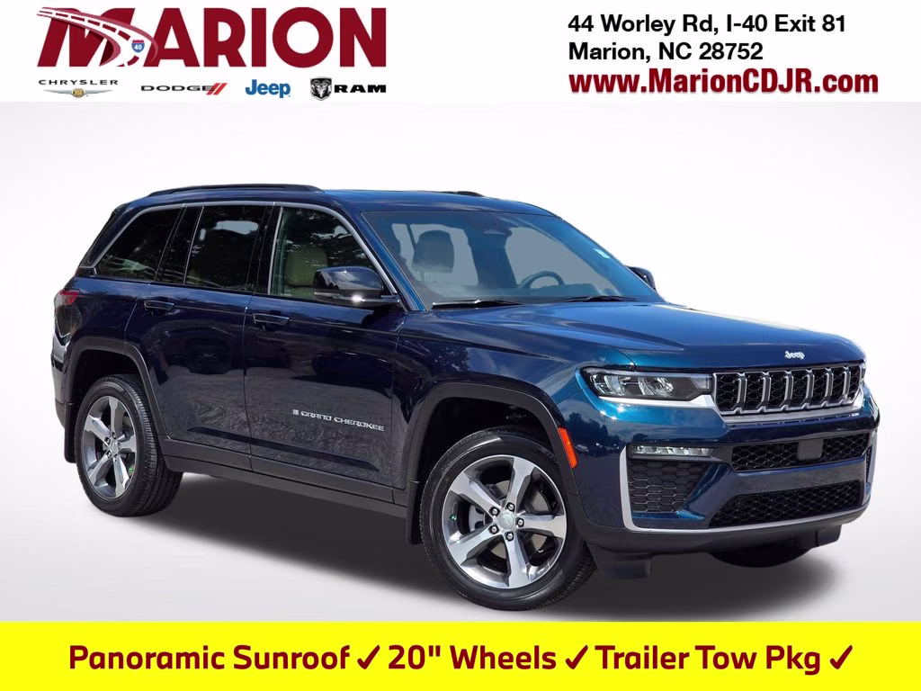 2026 Fathom Blue Pearlcoat Jeep Grand Cherokee Limited 4X4 SUV
