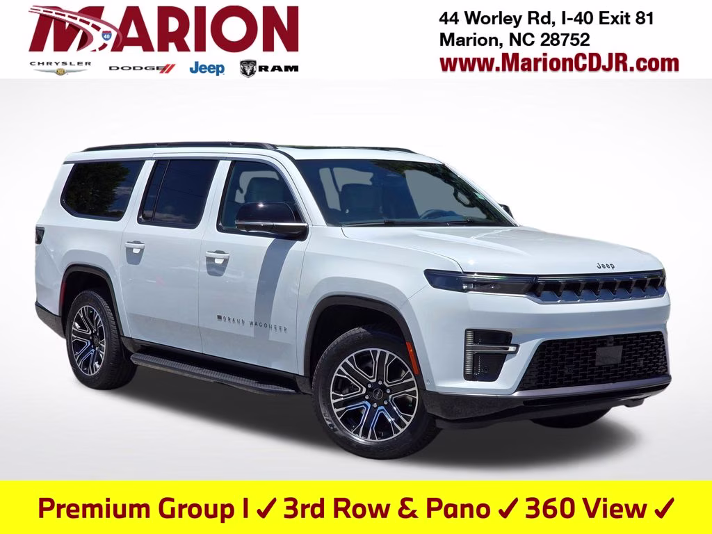2026 Bright White Clearcoat Jeep Grand Wagoneer L 4X4 SUV