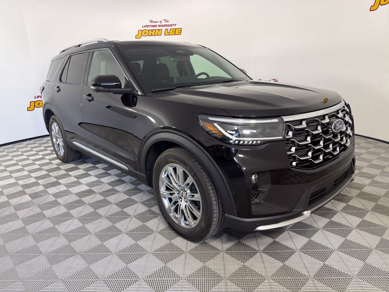 2026 Agate Black Metallic Ford Explorer Platinum RWD SUV