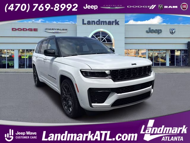 2026 Bright White Clearcoat Jeep Grand Cherokee L Summit 4X4 SUV