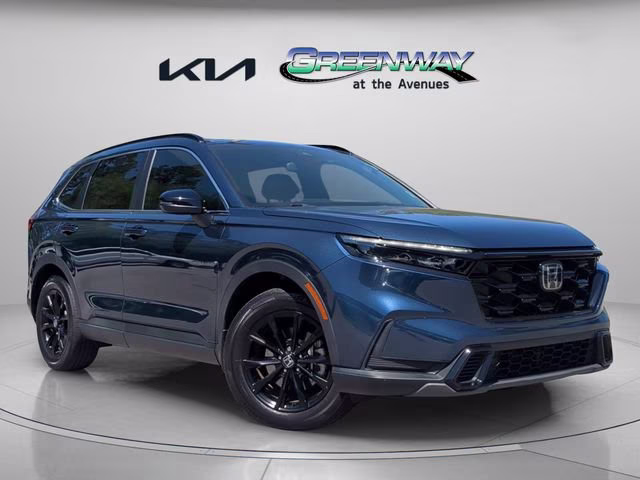 2024 Canyon River Blue Metallic Honda CR-V Hybrid Sport FWD SUV